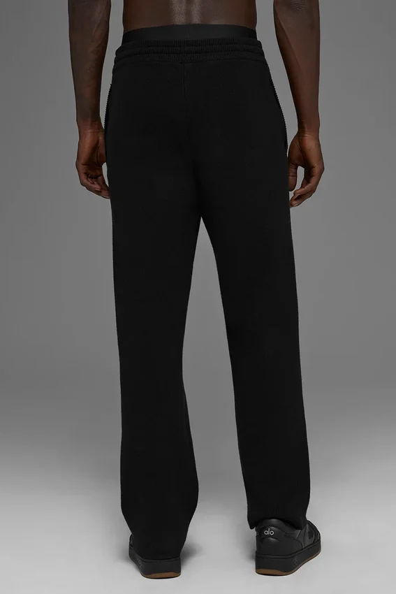 Scholar Straight Leg Mjukisbyxa – Svart