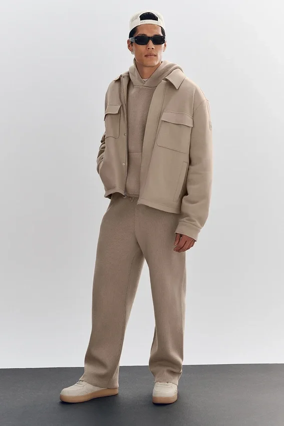 Scholar Straight Leg Mjukisbyxor – Gravel