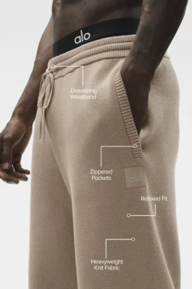 Scholar Straight Leg Mjukisbyxor – Gravel