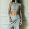 Seamless Delight-bh med hög hals – Athletic Heather Grey