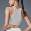 Seamless Delight-bh med hög hals – Athletic Heather Grey