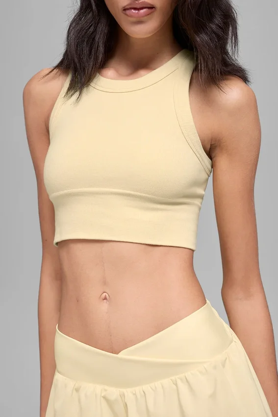 Seamless Delight-bh med hög hals – Candlelight Yellow