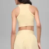 Seamless Delight-bh med hög hals – Candlelight Yellow