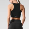 Seamless Delight High Neck Bra – Svart