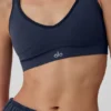 Seamless Ribbed Favorite Bra – Marinblå