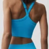 Seamless Ribbed Favorite Bra Tank – azurblå