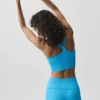 Seamless Ribbed Favorite Bra Tank – azurblå