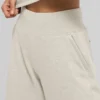 Serenity-mjukisbyxor med vida ben – Oatmeal Heather