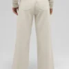 Serenity-mjukisbyxor med vida ben – Oatmeal Heather