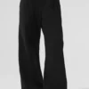 Serenity Wide Leg Mjukisbyxa – Svart