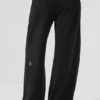 Serenity Wide Leg Mjukisbyxa – Svart