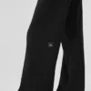 Serenity Wide Leg Mjukisbyxa – Svart