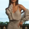 Sheer Cashmere Linnen – Athletic Heather Grey