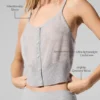 Sheer Cashmere Linnen – Athletic Heather Grey