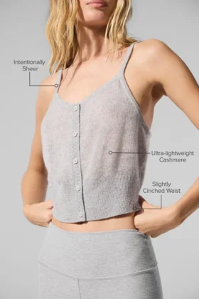 Sheer Cashmere Linnen – Athletic Heather Grey