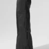Sheer Game Time Leggings med vida ben – Svart