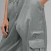 Sheer Game Time Wide Leg Leggings – Lunar Grey