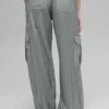 Sheer Game Time Wide Leg Leggings – Lunar Grey