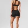 Sheer Glow-boyshorts – svart