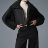 Sherpa Cozy Escape Puffer – Black/Black