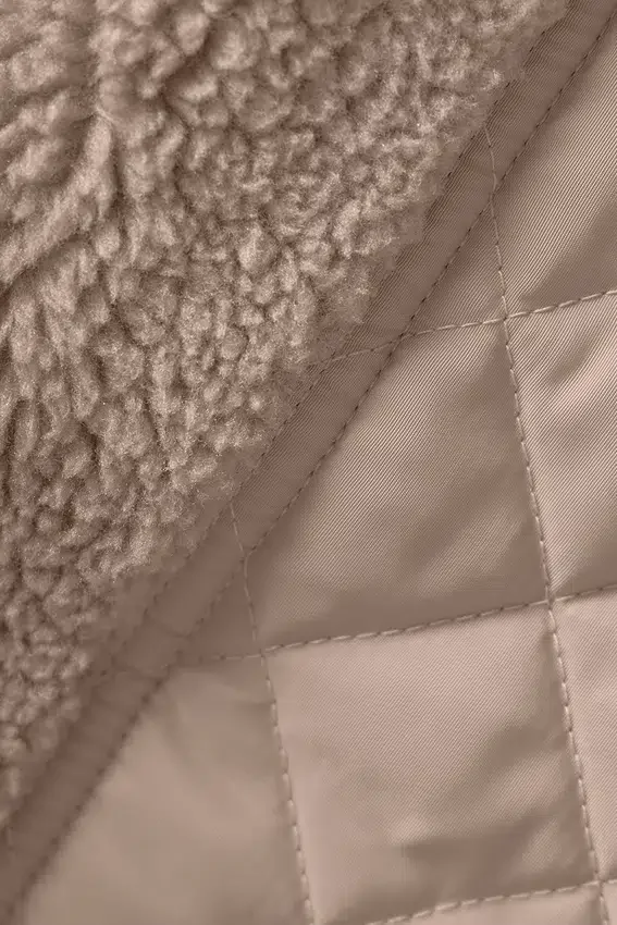 Sherpa Edge Bomber – Chai Latte