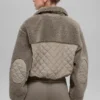 Sherpa Edge Bomber – Light Cocoa