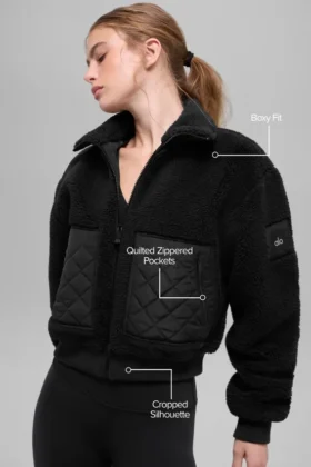 Sherpa Edge-bomberjacka – svart