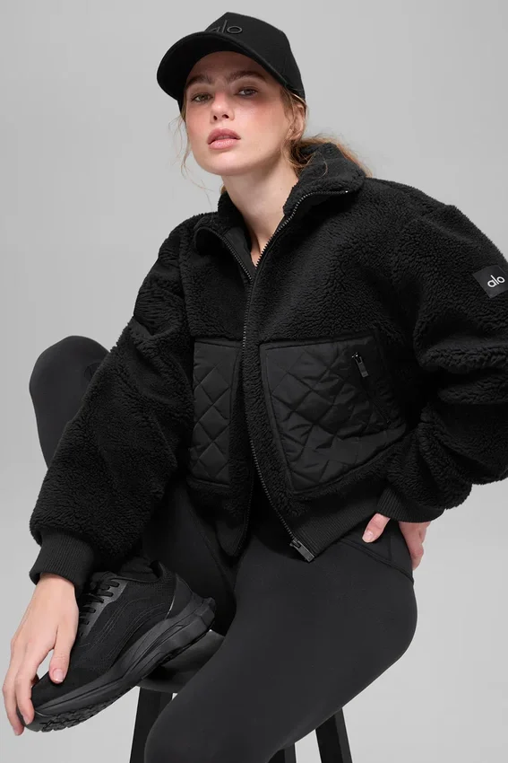 Sherpa Edge-bomberjacka – svart