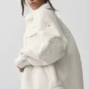 Sherpa Edge Shacket – Ivory