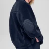 Sherpa Edge Shacket – Navy