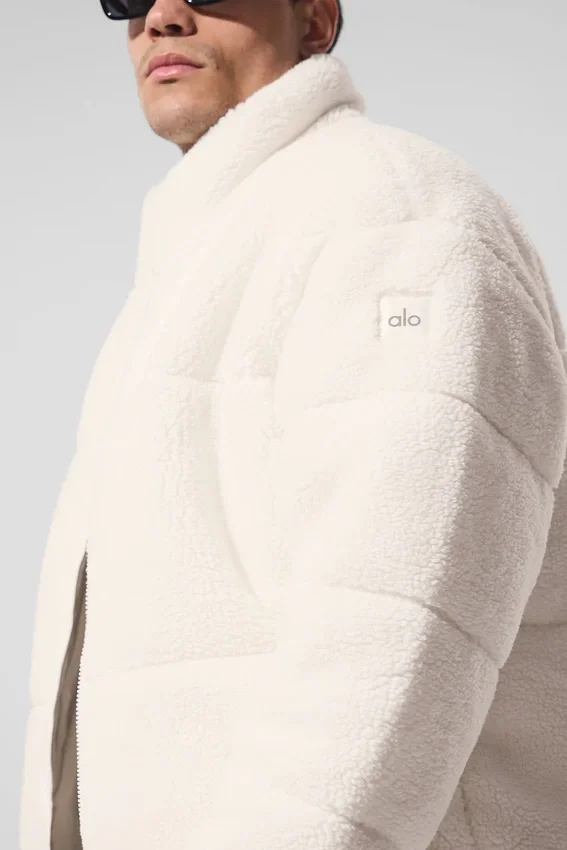 Sherpa Stage Puffer – Elfenben