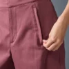Show off Cargo-byxor med vida ben (långa) – Burgundy Truffle