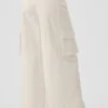 Show off Cargo Wide Leg Trouser (Long) – Ivory