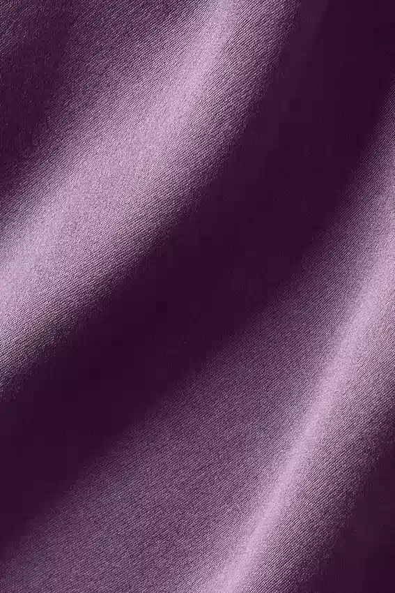 Silk Luminous kortärmad skjorta med knappar – Plum Kiss