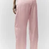 Silk Luminous Byxor (Regular) – Pink Champagne