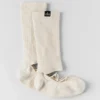 Siren Grip-strumpor med remmar för dam – Oatmeal Heather