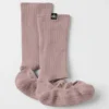 Siren Grip-strumpor med remmar för dam – Taupe