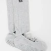 Siren Grip-strumpor med remmar för damer – Athletic Heather Grey