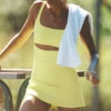 Slice tennisklänning – Sunshine