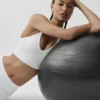 Sömlös modal-bralette med ribbad struktur – Delight – Vit