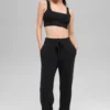 Snuggle up Stickat Bra – svart