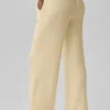 Snuggle Up Sweater High-Waist Wide Leg Pant – Candlelight Yellow