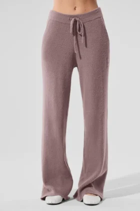 Snuggle up-tröja med High-Waist och vida byxor – svamp