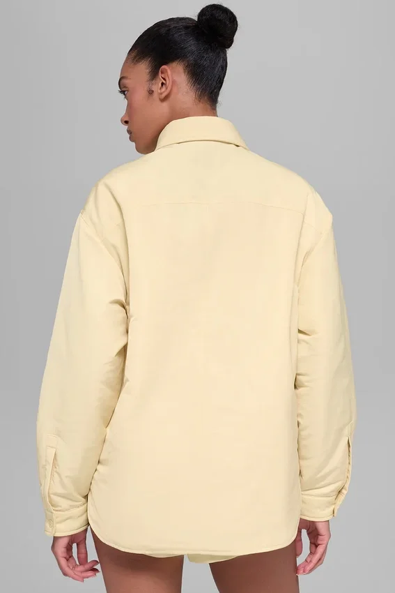 Socialite Shacket – Candlelight Yellow