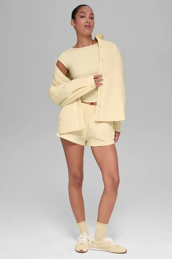 Socialite Shacket – Candlelight Yellow