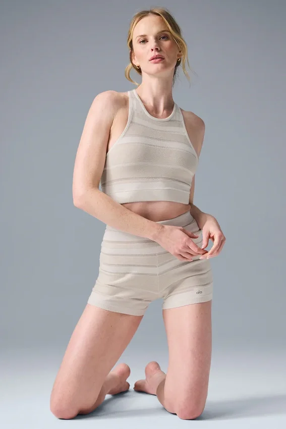 Sport Play Knit Bra – Ivory/Alabaster
