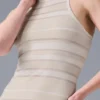 Sport Play-stickad klänning – elfenben/alabaster