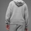 Sportklubbsstickat med huva – Athletic Heather Grey