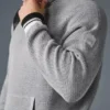 Sportklubbsstickat med huva – Athletic Heather Grey