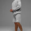 Sportklubbsstickat med huva – Athletic Heather Grey